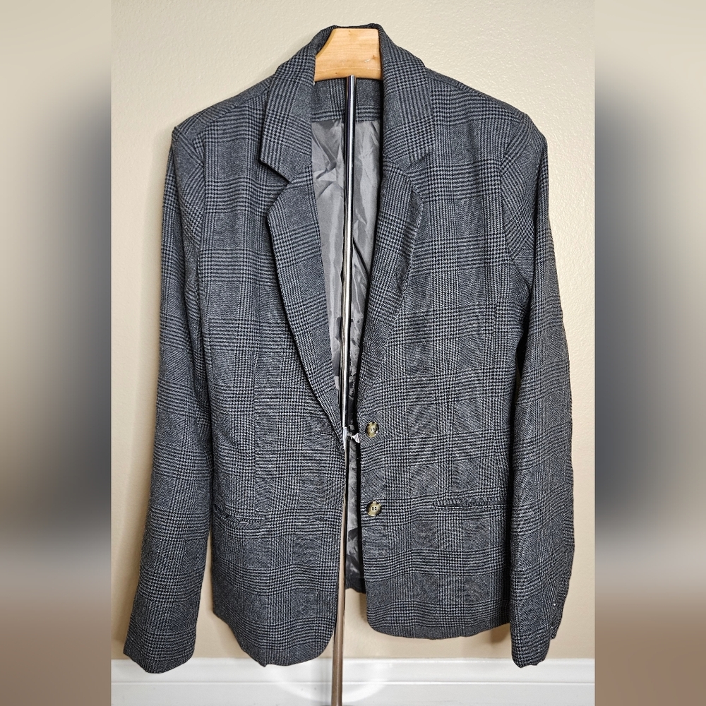 Camilla Blazer in Black & Grey